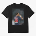 Neymar Watercolor Art Oversized T-Shirt Mark Match Day Hype around FIFA World Cup 2026, Messi, Neymar and Mbappe, France, Stadium Memories, Football Loyalty, International Chants and Championship Tradition; Perfect for Supporters Who Want Bold