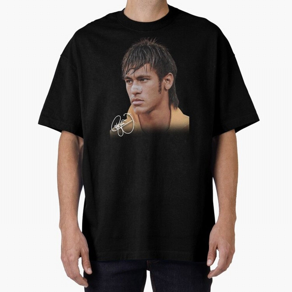Young Neymar Jr T-Shirt | Big Face Young Neymar Classic T-Shirt Follow the Road to Global Football Passion for FIFA World Cup 2026 USA Canada Mexico, Built around CR7 and Messi, Brazil, Retro Football Energy, Iconic Rivalries, Trophy Chase Drama