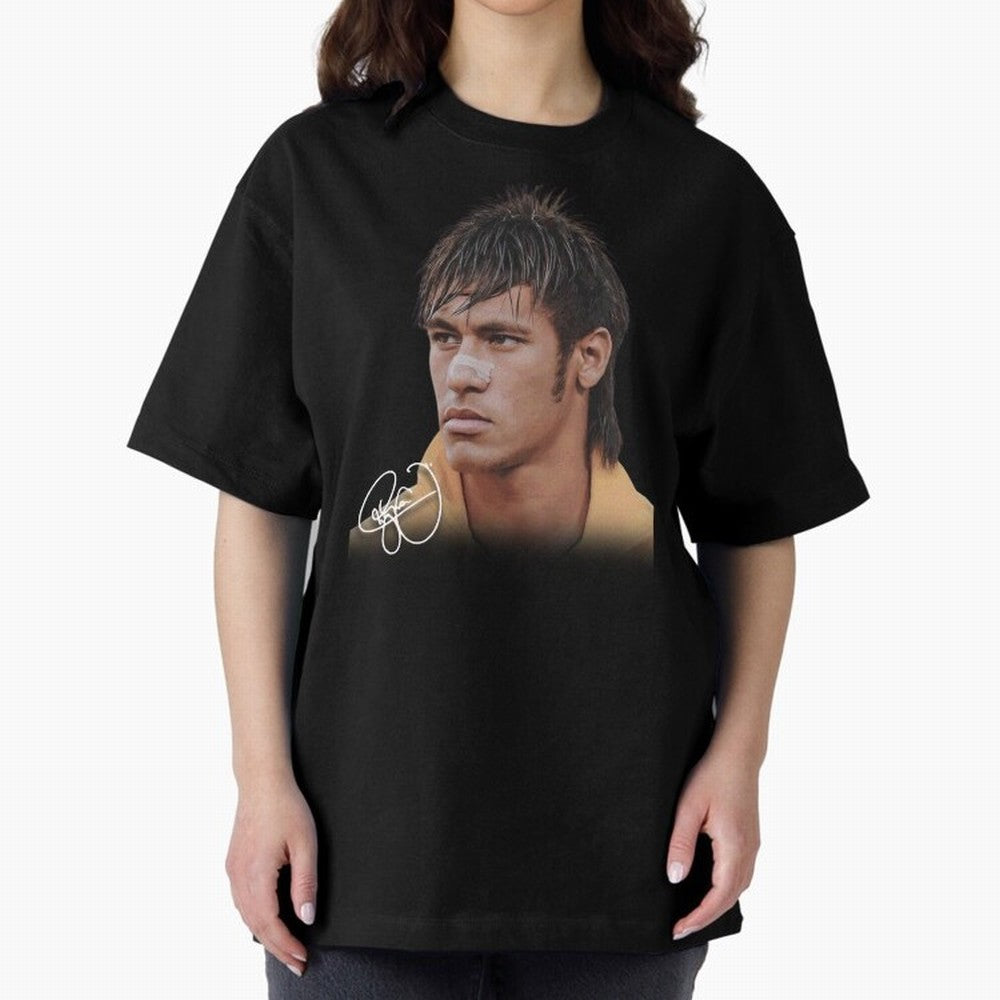 Young Neymar Jr T-Shirt | Big Face Young Neymar Classic T-Shirt Follow the Road to Global Football Passion for FIFA World Cup 2026 USA Canada Mexico, Built around CR7 and Messi, Brazil, Retro Football Energy, Iconic Rivalries, Trophy Chase Drama