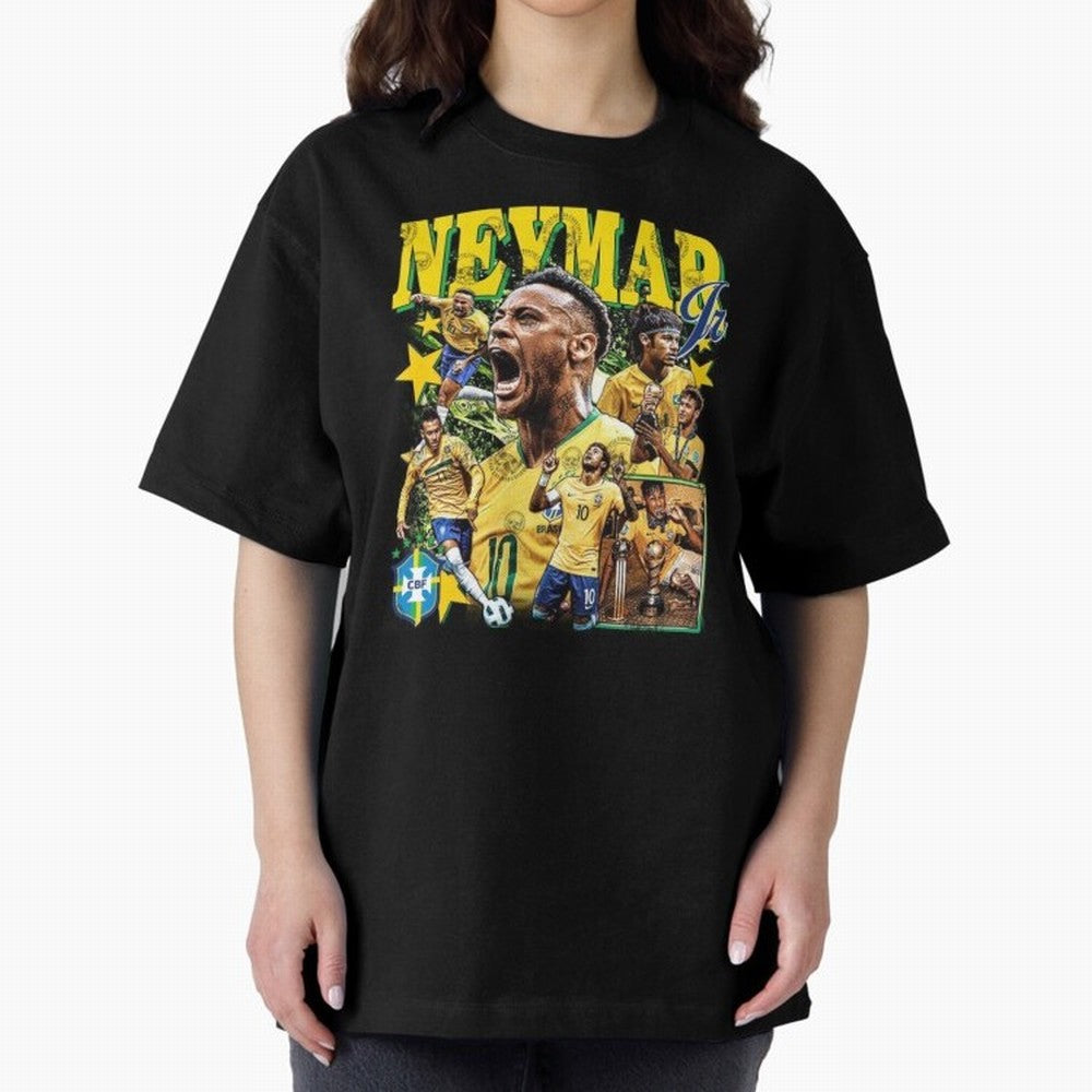 Neymar JR Classic T-Shirt Bring Retro Soccer Energy to FIFA World Cup 2026 Group Stage Spirit, Capturing England, Neymar, Classic Soccer Heritage, Championship Pressure, Fan Loyalty and International Pride; Great for Watch Parties, Sports Bars,