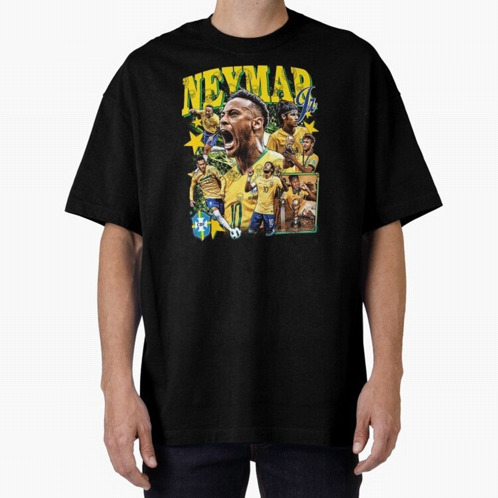 Neymar JR Classic T-Shirt Bring Retro Soccer Energy to FIFA World Cup 2026 Group Stage Spirit, Capturing England, Neymar, Classic Soccer Heritage, Championship Pressure, Fan Loyalty and International Pride; Great for Watch Parties, Sports Bars,