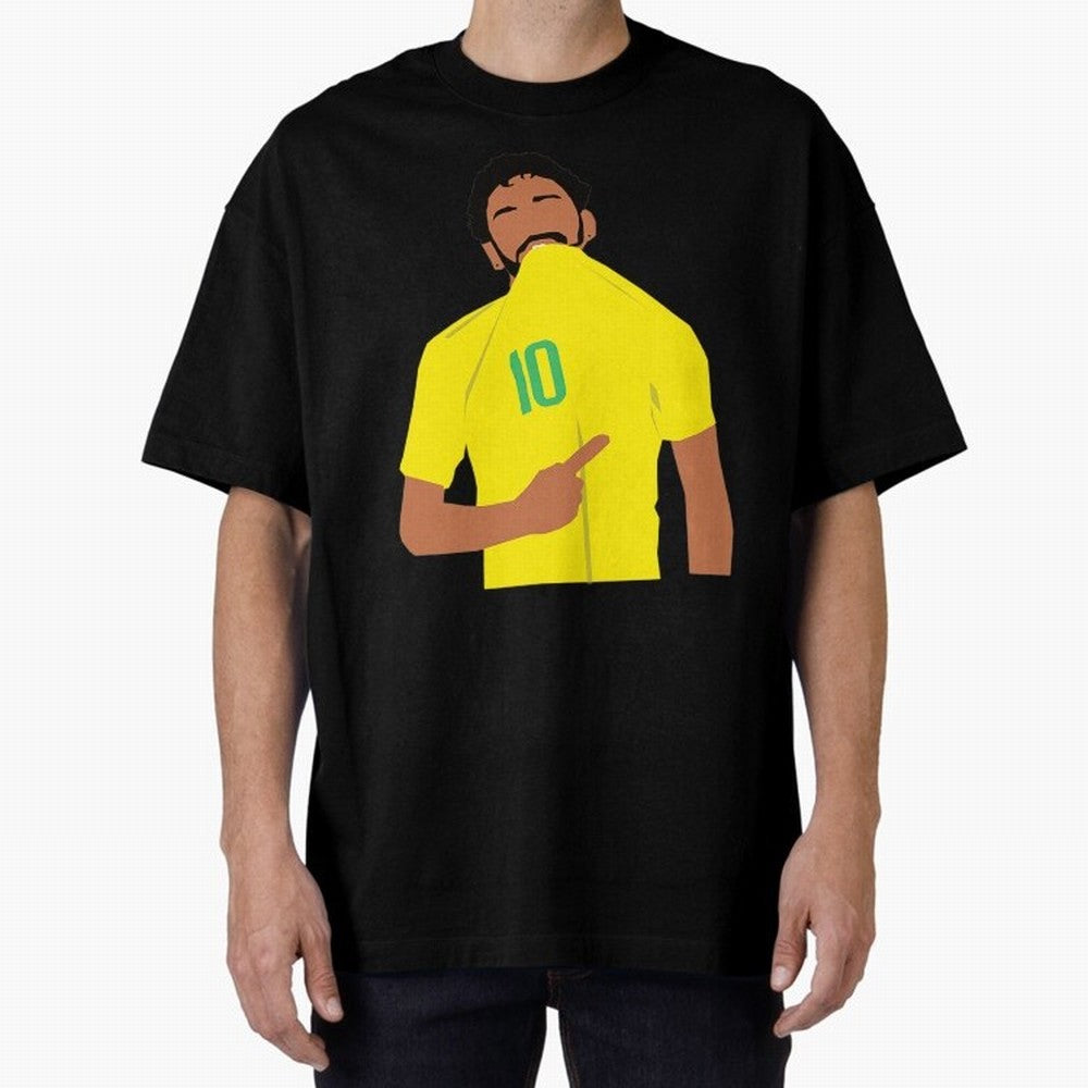 Neymar Jr Oversized T-Shirt Carry the Dream of FIFA World Cup 2026 Spirit, Built around England, Haaland, Tournament Hype, Historic Matchups, Family Viewing Parties and Global Sports Pride; Created for Match Day Parties, Soccer Gifts, Fan Photos,
