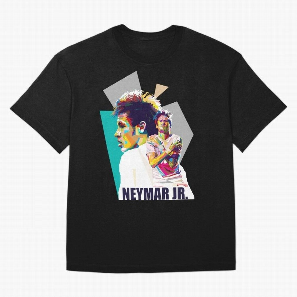 Young Neymar WPAP art Classic T-Shirt Carry the Colors and Pride of FIFA World Cup 2026 USA Canada Mexico for Fans of CR7 and England, France and Netherlands, Bringing Match Day Excitement, Supporter Culture, Golden Goals and Global Football