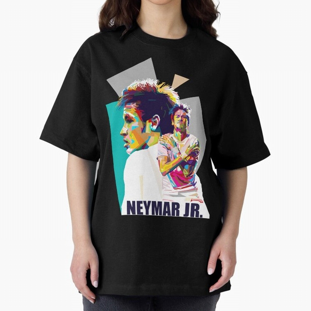 Young Neymar WPAP art Classic T-Shirt Carry the Colors and Pride of FIFA World Cup 2026 USA Canada Mexico for Fans of CR7 and England, France and Netherlands, Bringing Match Day Excitement, Supporter Culture, Golden Goals and Global Football