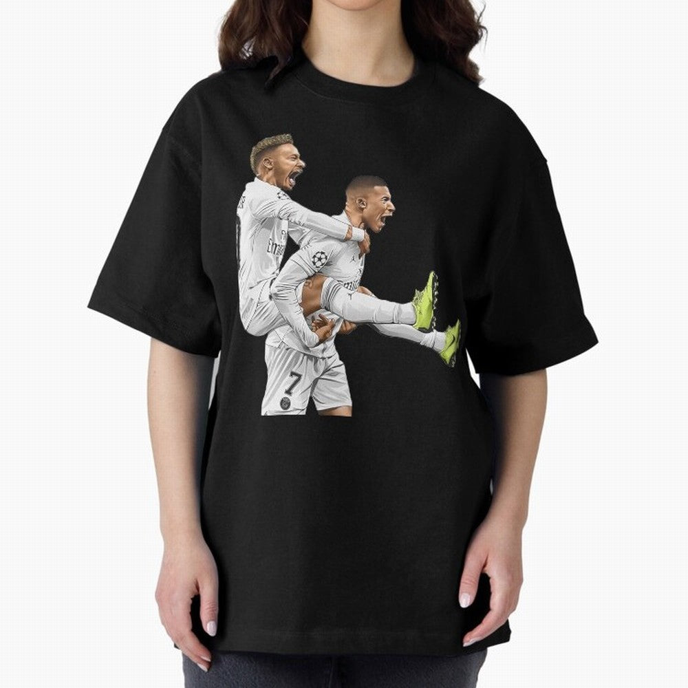 Neymar Junior - Perfect Gift #h75 Oversized T-Shirt Bring Legendary Rivalry Energy to Match Day Hype around FIFA World Cup 2026 Group Stage, Messi and Cristiano Ronaldo, France and Portugal, Sports Nostalgia, International Competition, Famous