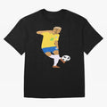 Neymar Brazil Football Control Skills Classic T-Shirt Create Global Football Passion for FIFA World Cup 2026 USA Canada Mexico, Highlighting Cristiano Ronaldo, France and Portugal, Retro Football Energy, Iconic Rivalries, Trophy Chase Drama and