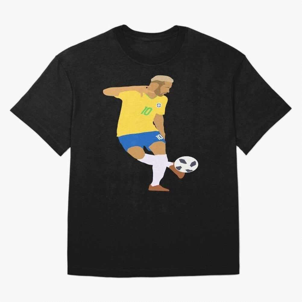 Neymar Brazil Football Control Skills Classic T-Shirt Create Global Football Passion for FIFA World Cup 2026 USA Canada Mexico, Highlighting Cristiano Ronaldo, France and Portugal, Retro Football Energy, Iconic Rivalries, Trophy Chase Drama and