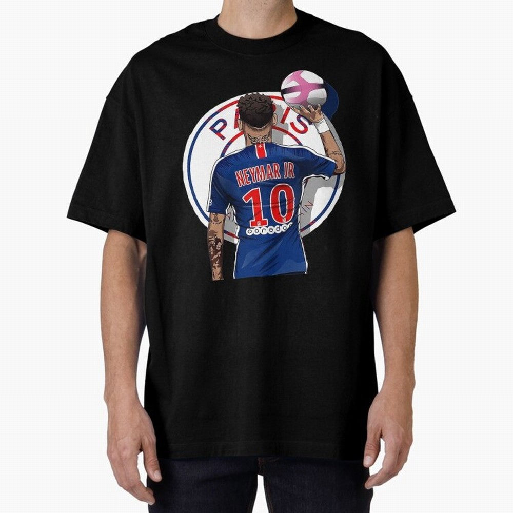 Art Neymar Illustration Classic T-Shirt Support FIFA World Cup 2026 USA Canada Mexico Spirit, Featuring Brazil, CR7 and Messi, Global Supporter Spirit, Legendary Goals, National Colors and Tournament Celebration; Created for Match Day Parties,