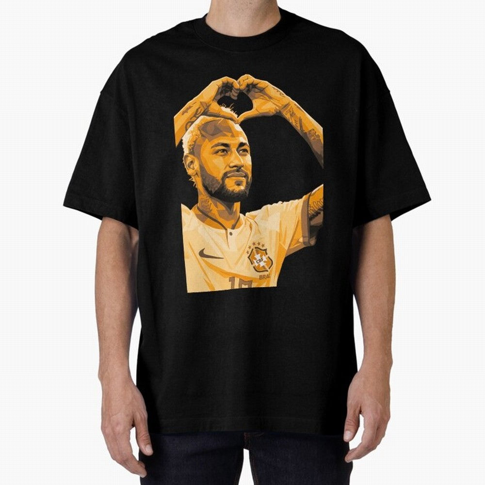 Neymar Classic T-Shirt Celebrate Soccer Greatness during Match Day Hype around FIFA World Cup 2026 Group Stage, Neymar, Haaland and Cristiano Ronaldo, Portugal, Spain and Germany, Match Day Excitement, Supporter Culture, Golden Goals and Global