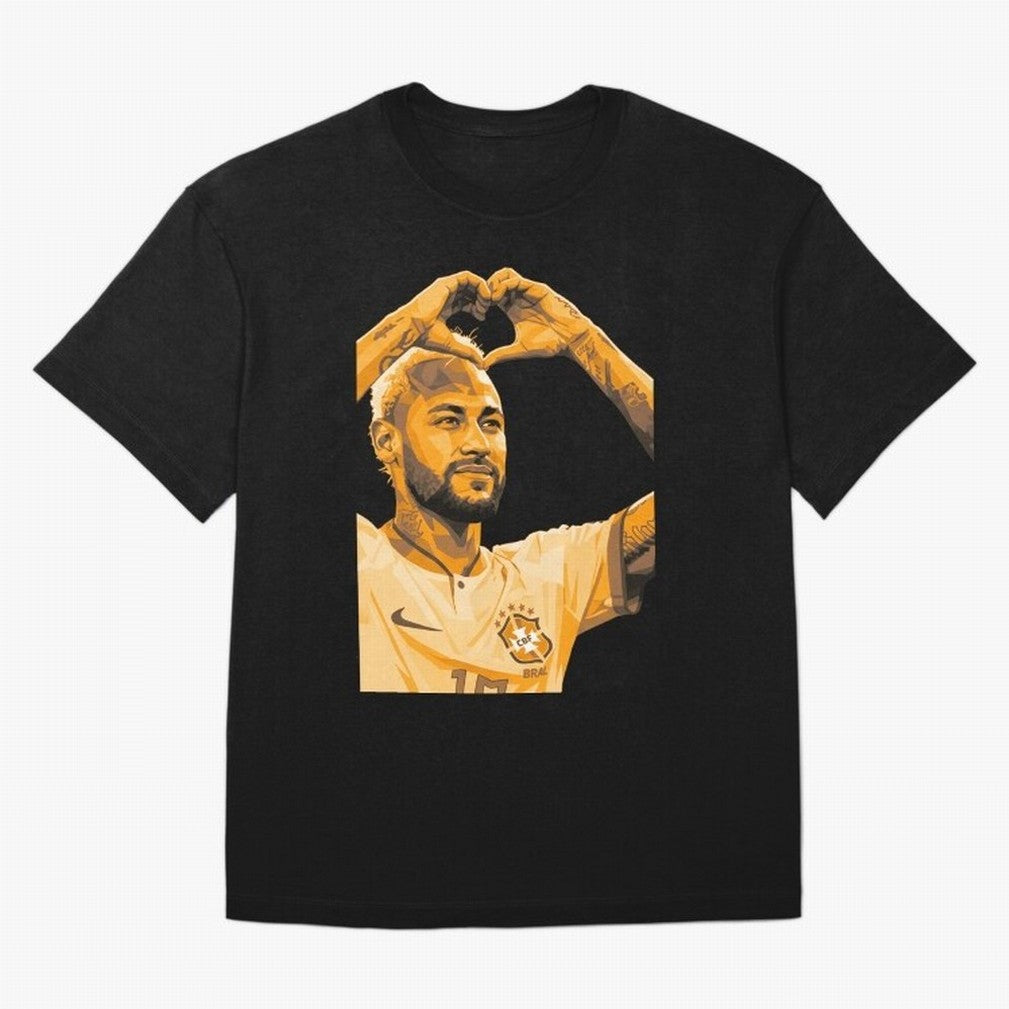 Neymar Classic T-Shirt Celebrate Soccer Greatness during Match Day Hype around FIFA World Cup 2026 Group Stage, Neymar, Haaland and Cristiano Ronaldo, Portugal, Spain and Germany, Match Day Excitement, Supporter Culture, Golden Goals and Global