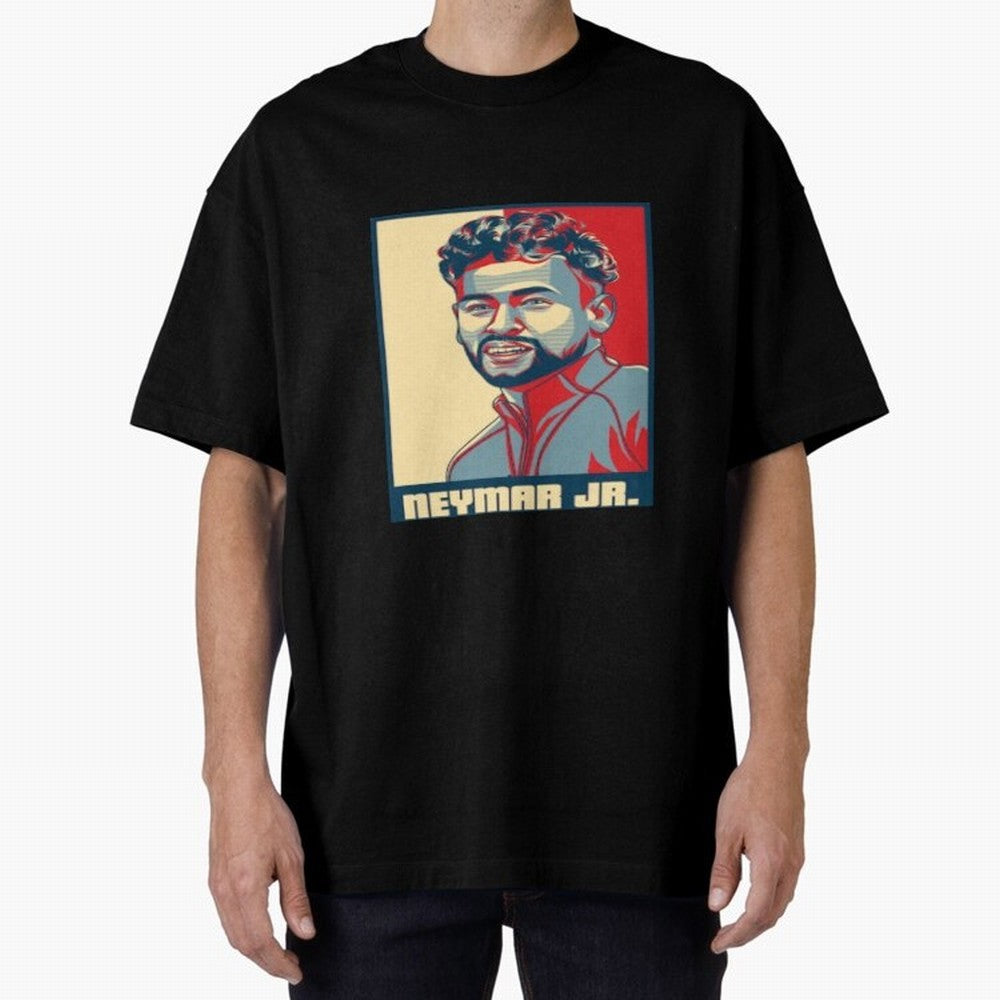neymar jr al nassr Oversized T-Shirt Discover FIFA World Cup 2026 USA Canada Mexico for Fans of Mbappe and Netherlands, Bringing Vintage Soccer Flavor, Modern Football Stars, National Flags and Final Night Emotion; Great for Supporters Who Love