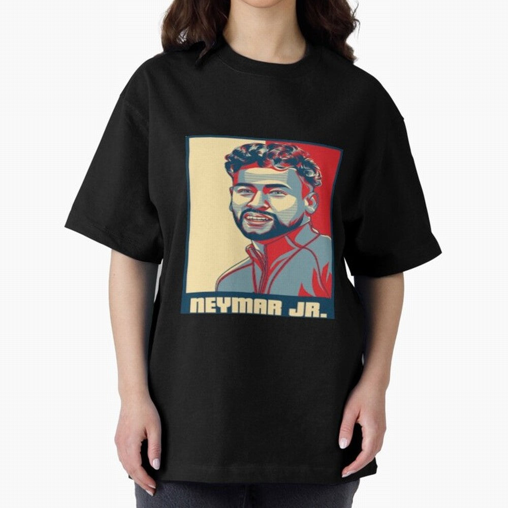 neymar jr al nassr Oversized T-Shirt Discover FIFA World Cup 2026 USA Canada Mexico for Fans of Mbappe and Netherlands, Bringing Vintage Soccer Flavor, Modern Football Stars, National Flags and Final Night Emotion; Great for Supporters Who Love