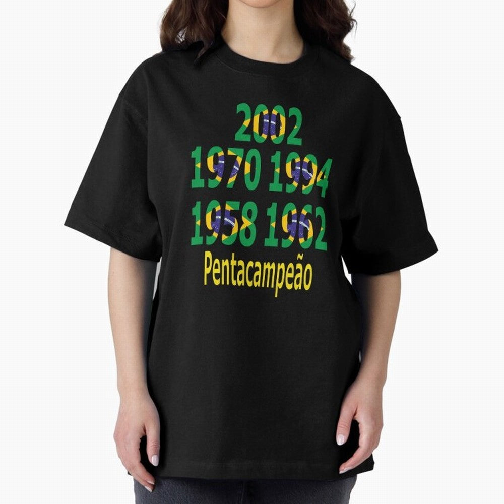 Brazil Five Stars - Champion Heritage Essential T-Shirt Represent the FIFA World Cup 2026 Group Stage Journey through Messi, Neymar and Mbappe Highlights, Spain and Netherlands Pride, Worldwide Fan Energy, Dramatic Goals, Stadium Lights and