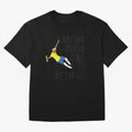 Neymar Diving Oversized T-Shirt Stand with Match Day Hype around FIFA World Cup 2026, Messi, Portugal, Spain and Germany, Stadium Memories, Football Loyalty, International Chants and Championship Tradition; Created for Match Day Parties, Soccer