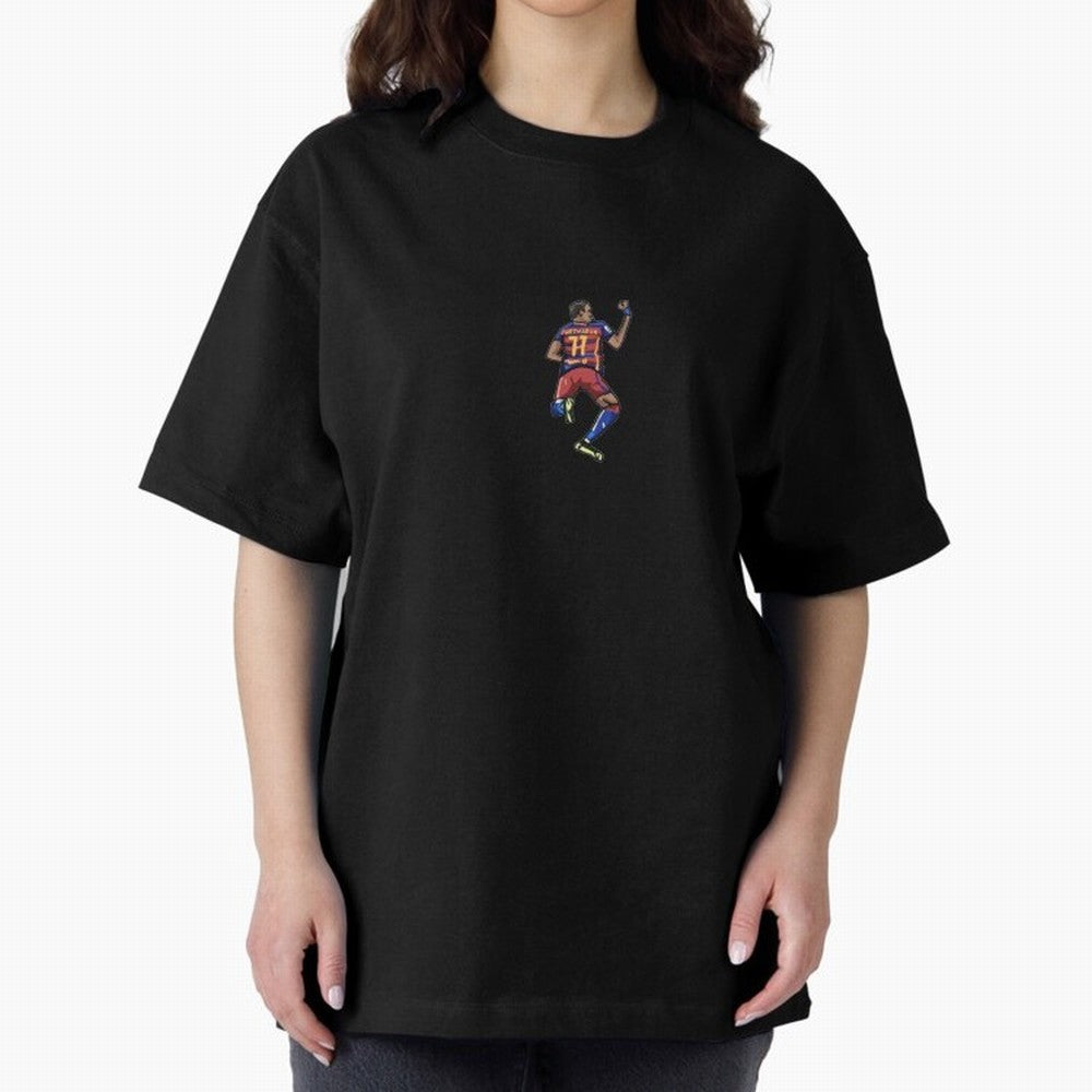 Neymar Jr, Barcelona Oversized T-Shirt Follow Every Goal of FIFA World Cup 2026 Group Stage for Fans of Cristiano Ronaldo and Argentina, Bringing Football History, Final Match Energy, Crowd Noise and Once in a Lifetime Moments; Created for Match