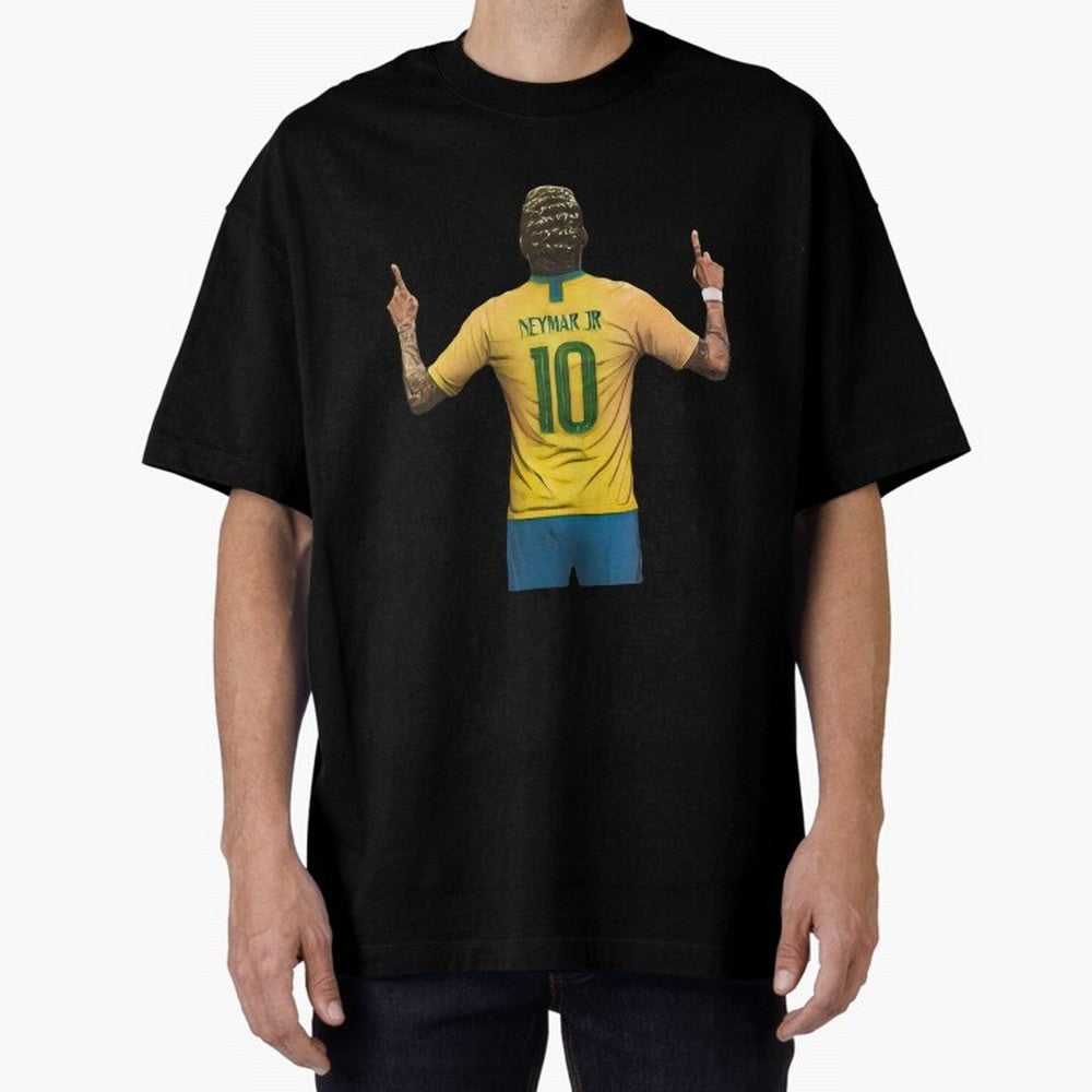 neymar jr Oversized T-Shirt Represent the Passion of Match Day Hype around FIFA World Cup 2026 USA Canada Mexico, Messi, Argentina, Tournament Hype, Historic Matchups, Family Viewing Parties and Global Sports Pride; Perfect for Fans, Collectors,