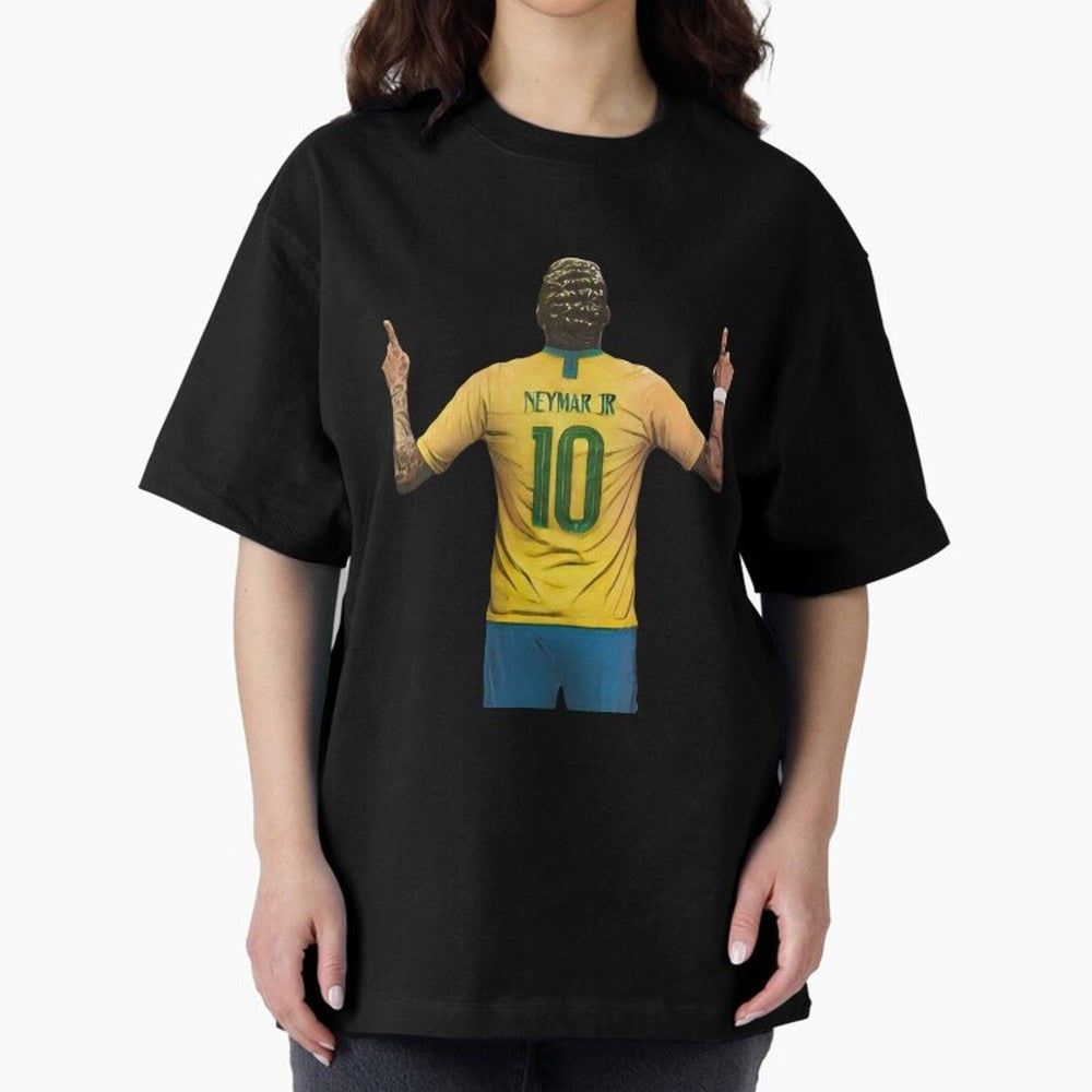 neymar jr Oversized T-Shirt Represent the Passion of Match Day Hype around FIFA World Cup 2026 USA Canada Mexico, Messi, Argentina, Tournament Hype, Historic Matchups, Family Viewing Parties and Global Sports Pride; Perfect for Fans, Collectors,