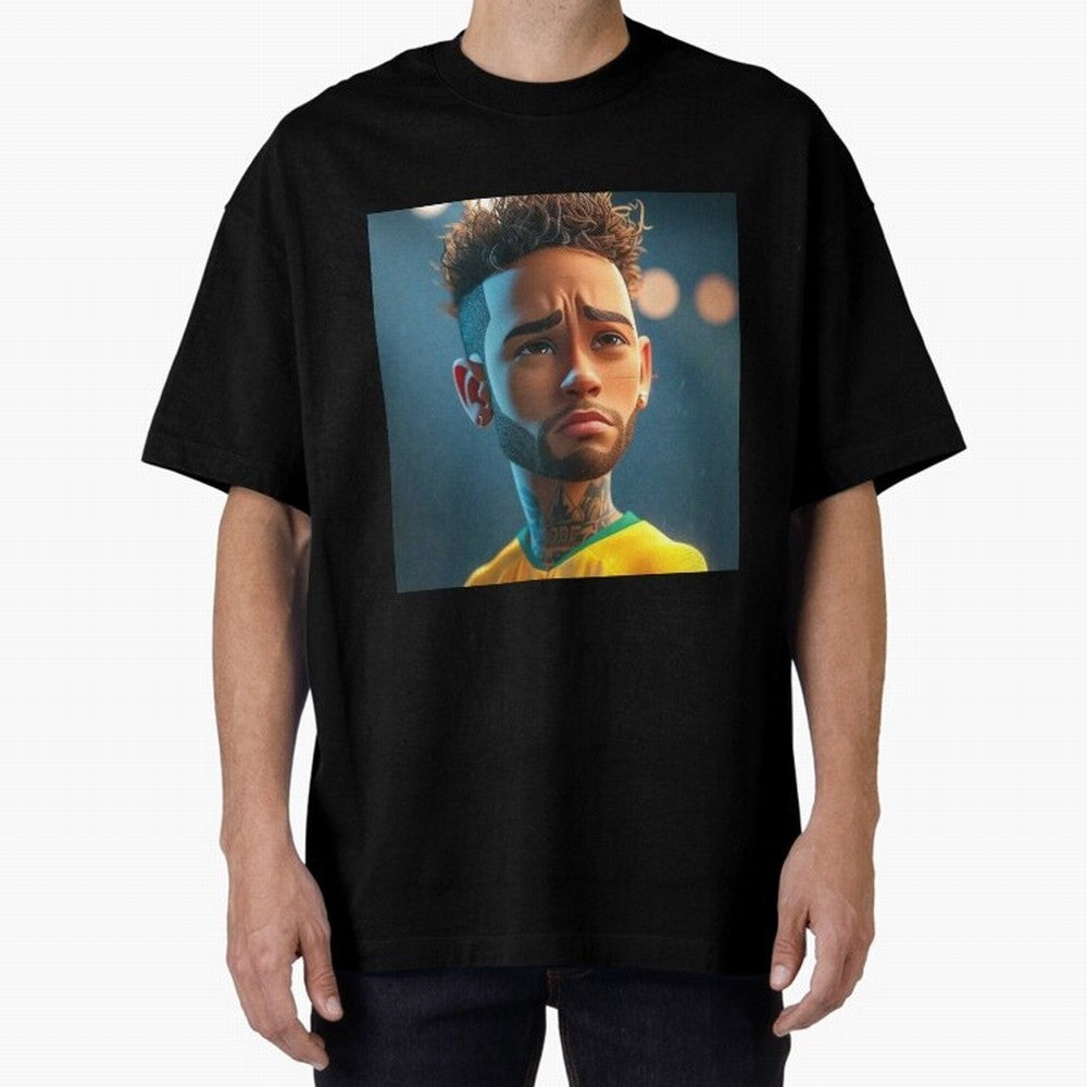Neymar Jr cartoon picture Classic T-Shirt Enjoy FIFA World Cup 2026 Featuring Mbappe, France and Portugal Energy, Tournament Hype, Historic Matchups, Family Viewing Parties and Global Sports Pride; Created for Match Day Parties, Soccer Gifts, Fan