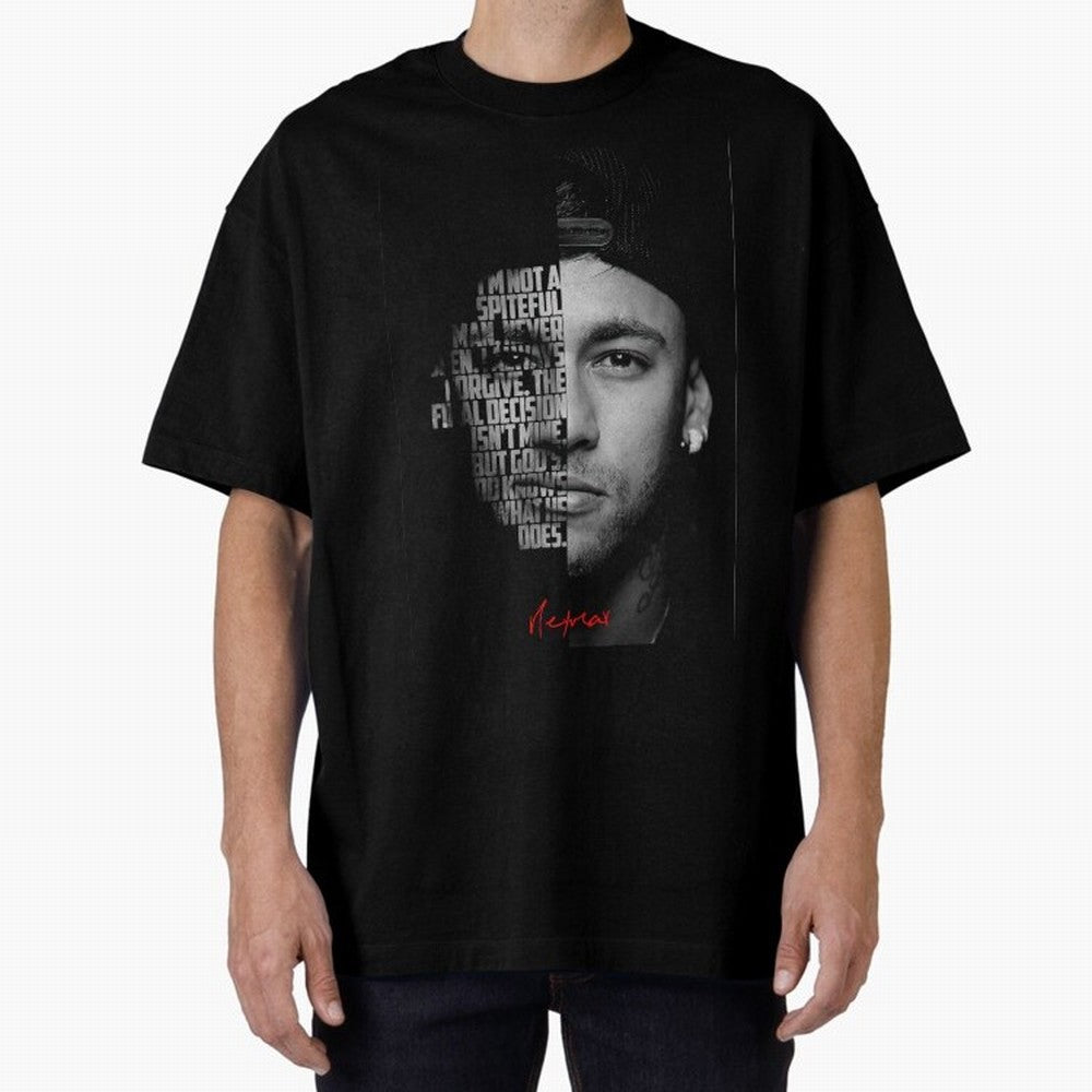 Black and white Neymar Jr quote. Classic T-Shirt Stand Out with Spirit from Global Football Passion for FIFA World Cup 2026 USA Canada Mexico, Capturing Mbappe and Neymar, France and Portugal, Game Day Rituals, Football Legends, Country Pride and