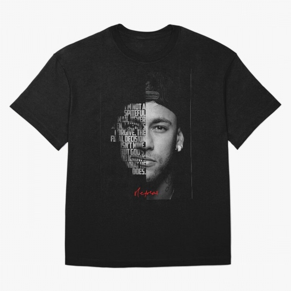 Black and white Neymar Jr quote. Classic T-Shirt Stand Out with Spirit from Global Football Passion for FIFA World Cup 2026 USA Canada Mexico, Capturing Mbappe and Neymar, France and Portugal, Game Day Rituals, Football Legends, Country Pride and