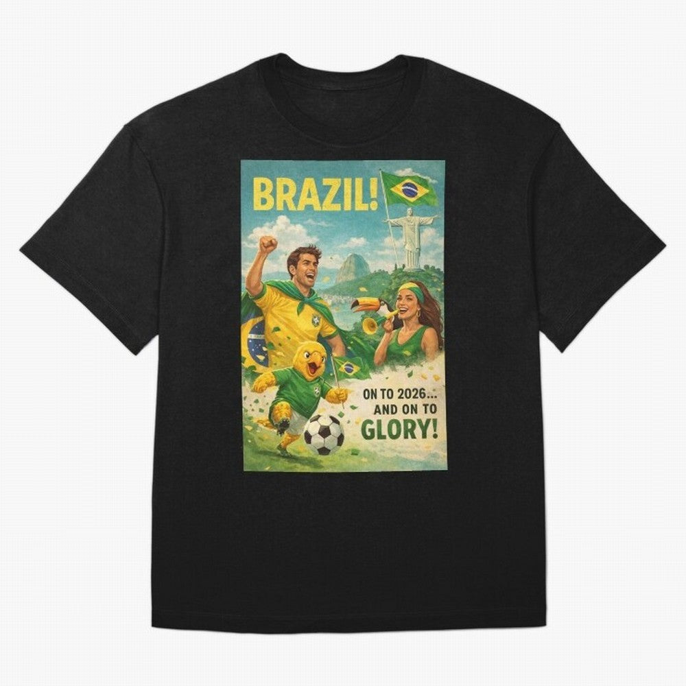 Brazil Rio de Janeiro Christ the Redeemer Sugarloaf Mountain FIFA World Cup 2026 Football Celebration Classic T-Shirt Celebrate Golden Goal Energy in the FIFA World Cup 2026 Journey through CR7 and Messi Highlights, Spain and Netherlands Pride,