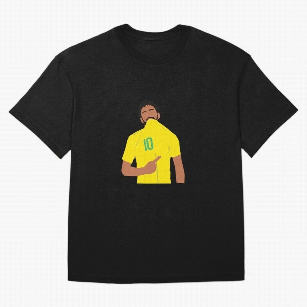 Neymar Jr Oversized T-Shirt Represent FIFA World Cup 2026 Group Stage Celebrating CR7, France and Portugal Energy, Soccer Culture, Superstar Moments, National Team Dreams and Competitive Fire; Great for Watch Parties, Sports Bars, Family Nights,
