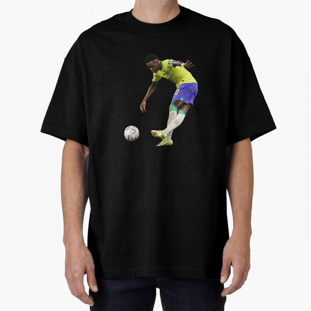 Vinicius Junior rabona Classic T-Shirt Celebrate Football Dreams Across FIFA World Cup 2026 Group Stage Celebrating Neymar, Haaland and Cristiano Ronaldo, Brazil, Portugal and Argentina Energy, Football Festival Excitement, Trophy Ambitions,