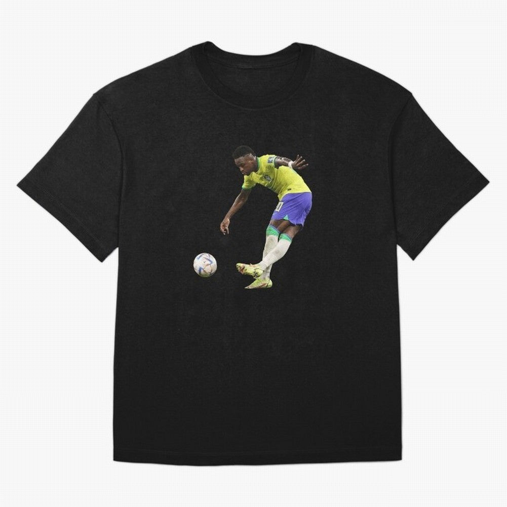 Vinicius Junior rabona Classic T-Shirt Celebrate Football Dreams Across FIFA World Cup 2026 Group Stage Celebrating Neymar, Haaland and Cristiano Ronaldo, Brazil, Portugal and Argentina Energy, Football Festival Excitement, Trophy Ambitions,