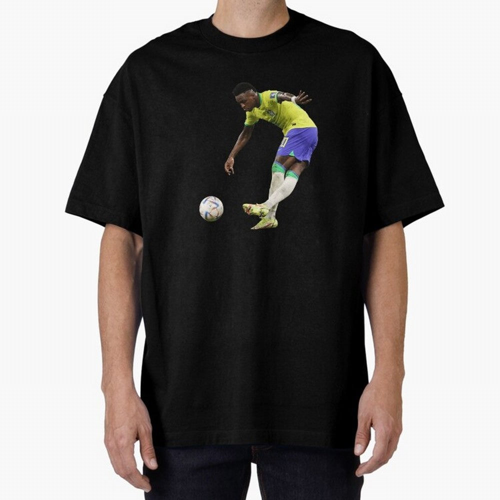 Vinicius Junior rabona Classic T-Shirt Upgrade Match Day Hype around FIFA World Cup 2026, Messi, CR7 and Mbappe, Netherlands, Football History, Final Match Energy, Crowd Noise and Once in a Lifetime Moments; Perfect for Fans, Collectors, Family