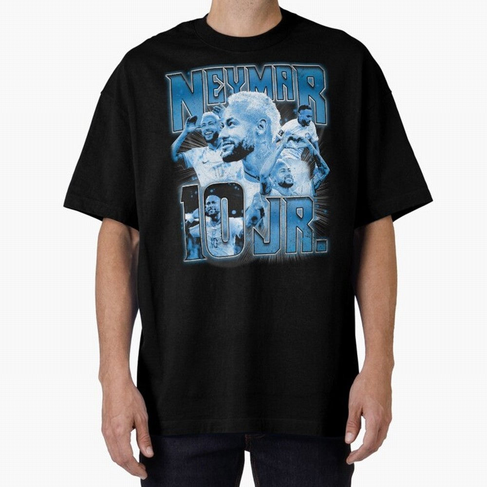 Neymar Jr. Bootleg Classic T-Shirt Celebrate Fan Culture around Global Football Passion for FIFA World Cup 2026 USA Canada Mexico, Made for Neymar, Haaland and Cristiano Ronaldo, France and Portugal, Match Day Excitement, Supporter Culture, Golden
