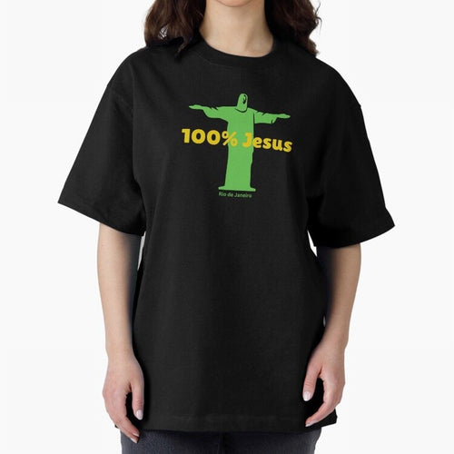 100% Jesus Christ the Redeemer Christian Brazilian Classic T-Shirt Celebrate the Road through FIFA World Cup 2026 Group Stage for Fans of CR7 and Messi and France and Portugal, Bringing Vintage Soccer Flavor, Modern Football Stars, National Flags