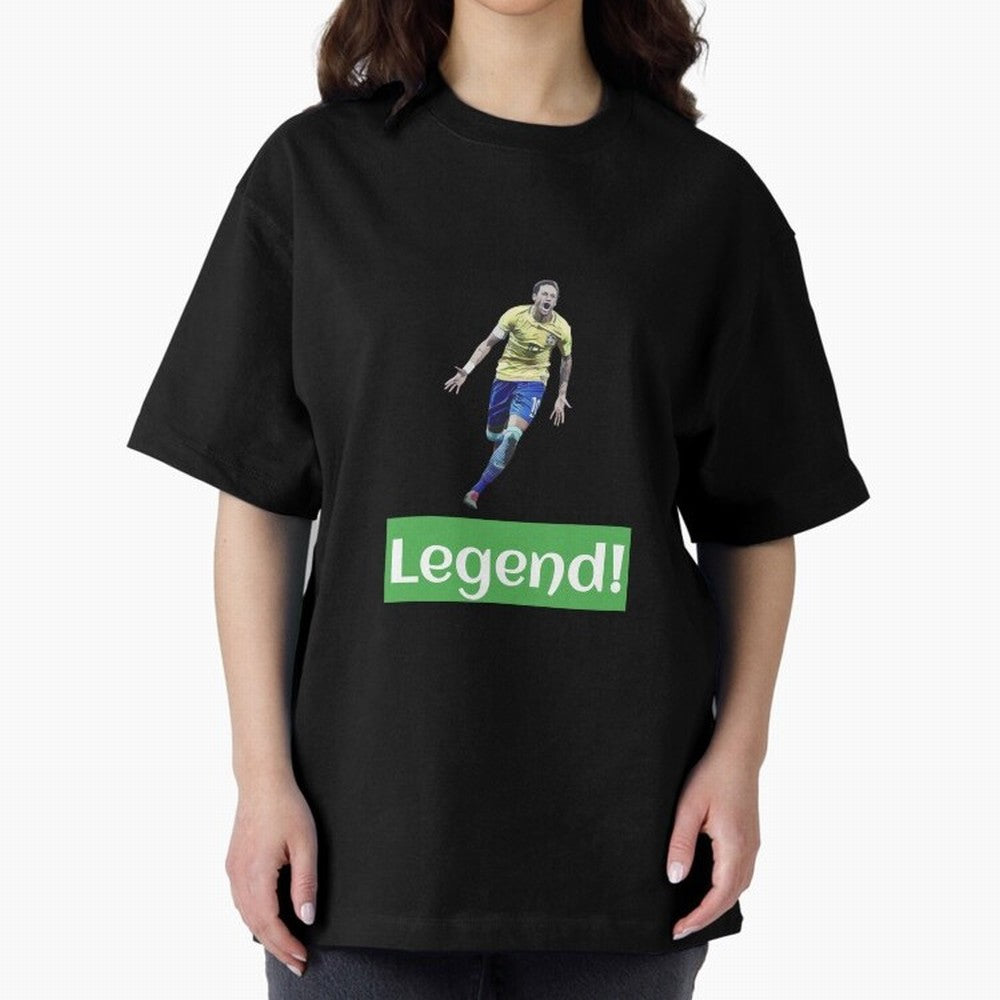 neymar art - neymar illustration T Shirt Oversized T-Shirt Carry National Pride through the FIFA World Cup 2026 Journey through Cristiano Ronaldo Highlights, Brazil, Portugal and Argentina Pride, Goal Celebration Energy, Supporter Heritage,