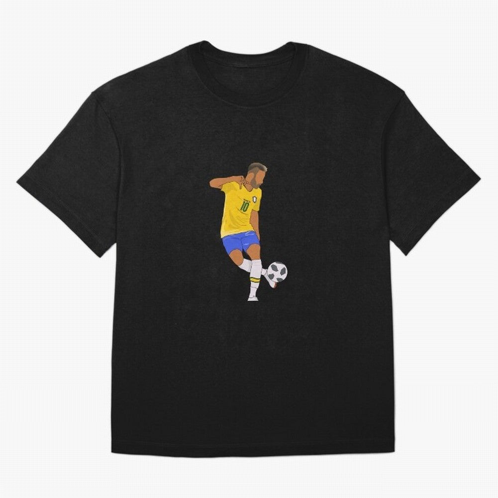 Neymar Jr. Classic T-Shirt Celebrate Soccer Greatness during Global Football Passion for FIFA World Cup 2026 USA Canada Mexico, Inspired by Cristiano Ronaldo, Spain and Netherlands, Sports Nostalgia, International Competition, Famous Players and