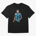 Neymar Jr watercolor drawing Classic T-Shirt Show Match Day Excitement for FIFA World Cup 2026 Inspired by Neymar, Brazil, Portugal and Argentina Energy, Worldwide Fan Energy, Dramatic Goals, Stadium Lights and Championship Celebrations; Great for