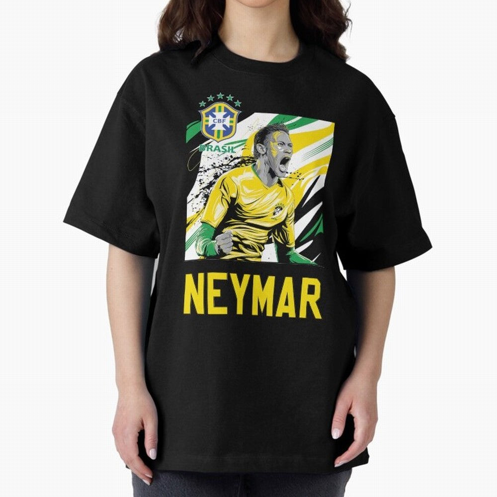 Neymar Jr Essential T-Shirt Follow the Final Road of Global Football Passion for FIFA World Cup 2026 Group Stage, Capturing CR7, Brazil, Portugal and Argentina, Football History, Final Match Energy, Crowd Noise and Once in a Lifetime Moments; Ideal