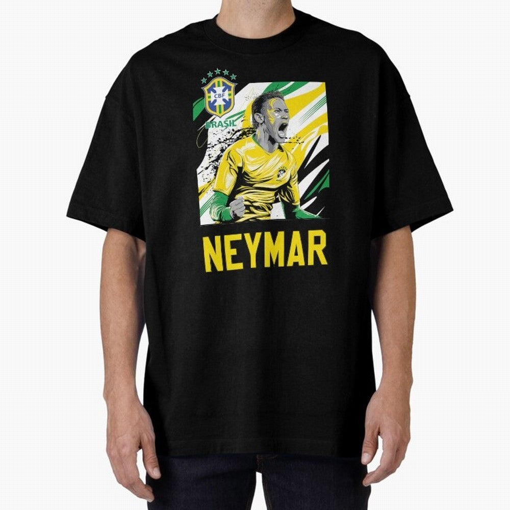 Neymar Jr Essential T-Shirt Follow the Final Road of Global Football Passion for FIFA World Cup 2026 Group Stage, Capturing CR7, Brazil, Portugal and Argentina, Football History, Final Match Energy, Crowd Noise and Once in a Lifetime Moments; Ideal