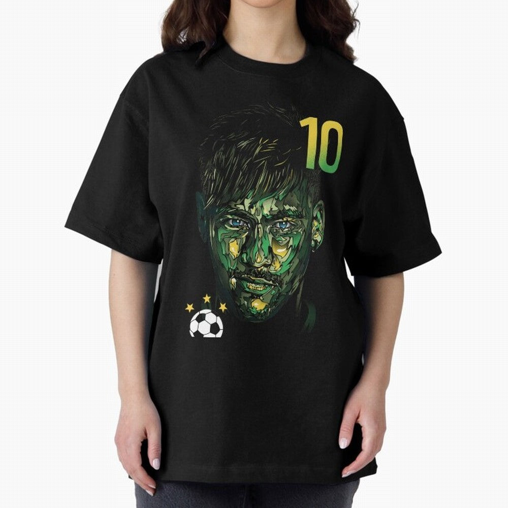 Neymar Jr. Oversized T-Shirt Feel Match Day Hype around FIFA World Cup 2026 USA Canada Mexico, Haaland and Mbappe, Spain, Match Day Excitement, Supporter Culture, Golden Goals and Global Football Passion; Perfect for People Who Love Argentina,