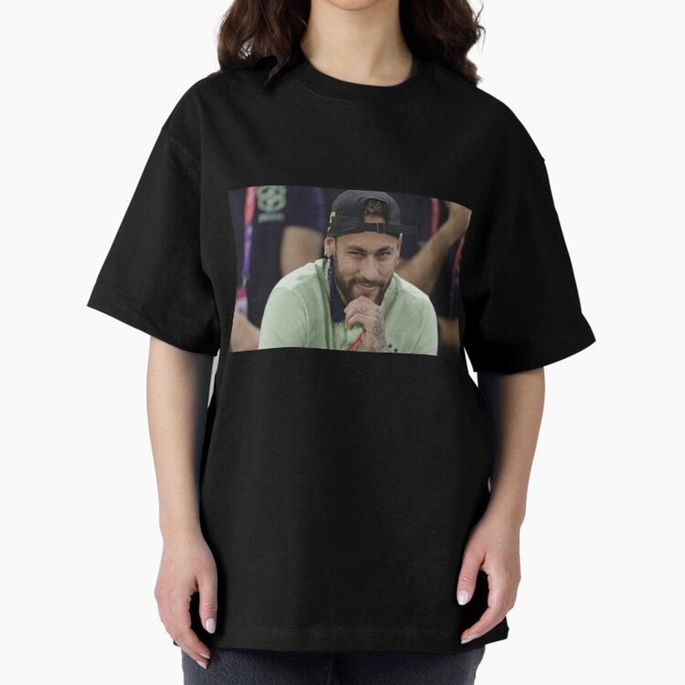 Neymar Jr Oversized T-Shirt Step into the FIFA World Cup 2026 Group Stage Journey through CR7 Highlights, England Pride, Championship Spirit, Famous Goals, Roaring Crowds and International Football Unity; Ideal for Fans Who Follow Messi, Cristiano