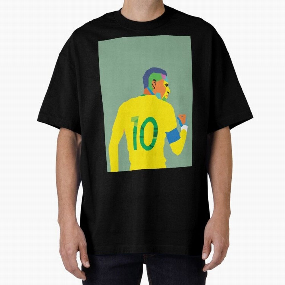 Neymar Jr Oversized T-Shirt Bring a Champion Mindset to FIFA World Cup 2026 USA Canada Mexico for Fans of Mbappe and Portugal, Spain and Germany, Bringing Global Supporter Spirit, Legendary Goals, National Colors and Tournament Celebration; Built