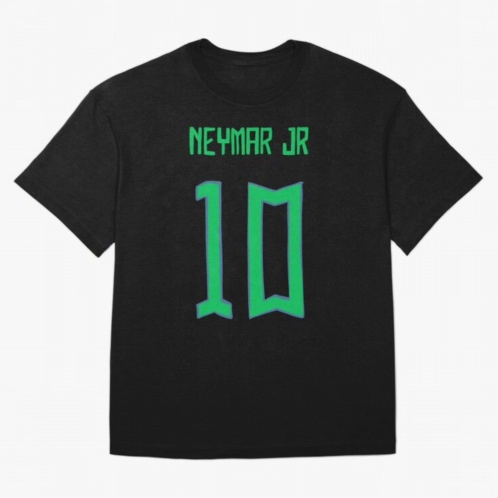 Neymar Jr #10 (Brazil) Oversized T-Shirt Bring Retro Soccer Energy to FIFA World Cup 2026 Spirit, Highlighting Argentina, Messi, Champion Mindset, Group Stage Buzz, Knockout Tension and Passionate Fan Culture; Made for Die Hard Supporters, Soccer