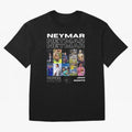 Neymar Jr. Collage Classic T-Shirt Cheer through Every Moment of Global Football Passion for FIFA World Cup 2026, Celebrating Neymar, Haaland and Cristiano Ronaldo, England and Germany, Global Supporter Spirit, Legendary Goals, National Colors and