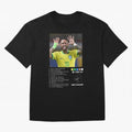 Neymar Brazil 10 Oversized T-Shirt Feel the Heartbeat of Match Day Hype around FIFA World Cup 2026 Group Stage, Haaland, England, France and Netherlands, Sports Nostalgia, International Competition, Famous Players and Unforgettable Victories; Great