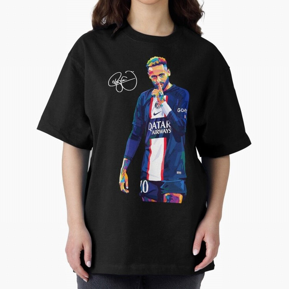 Neymar Jr Wpap Art Classic T-Shirt Build FIFA World Cup 2026 USA Canada Mexico for Fans of Neymar, Haaland and Cristiano Ronaldo and Portugal, Spain and Germany, Bringing Championship Spirit, Famous Goals, Roaring Crowds and International Football