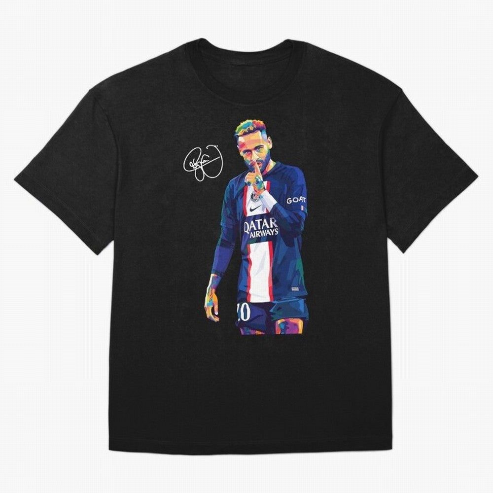 Neymar Jr Wpap Art Classic T-Shirt Build FIFA World Cup 2026 USA Canada Mexico for Fans of Neymar, Haaland and Cristiano Ronaldo and Portugal, Spain and Germany, Bringing Championship Spirit, Famous Goals, Roaring Crowds and International Football
