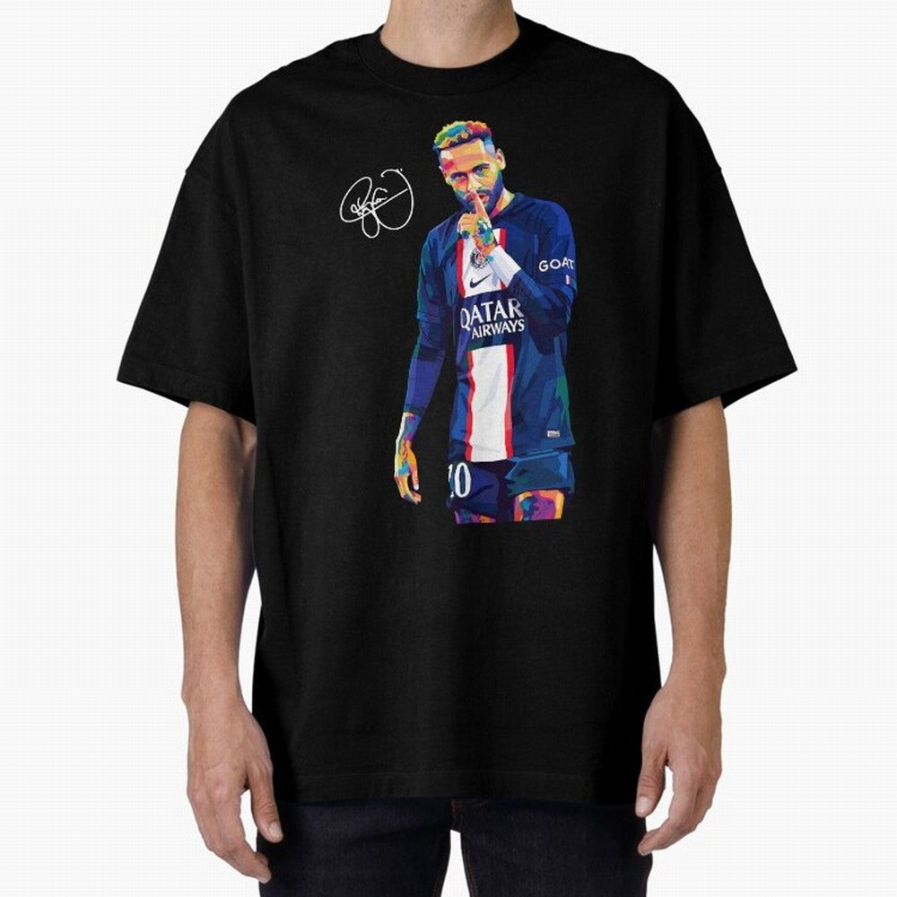 Neymar Jr Wpap Art Classic T-Shirt Build FIFA World Cup 2026 USA Canada Mexico for Fans of Neymar, Haaland and Cristiano Ronaldo and Portugal, Spain and Germany, Bringing Championship Spirit, Famous Goals, Roaring Crowds and International Football