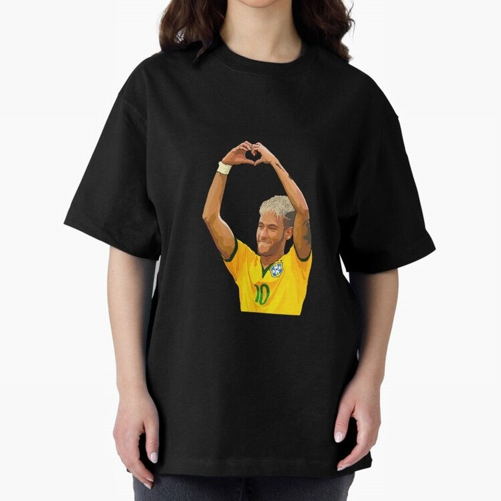 Love Soccer Oversized T-Shirt Capture the FIFA World Cup 2026 Group Stage Journey through Haaland and Mbappe Highlights, Argentina and Brazil Pride, Worldwide Fan Energy, Dramatic Goals, Stadium Lights and Championship Celebrations; Great for Watch