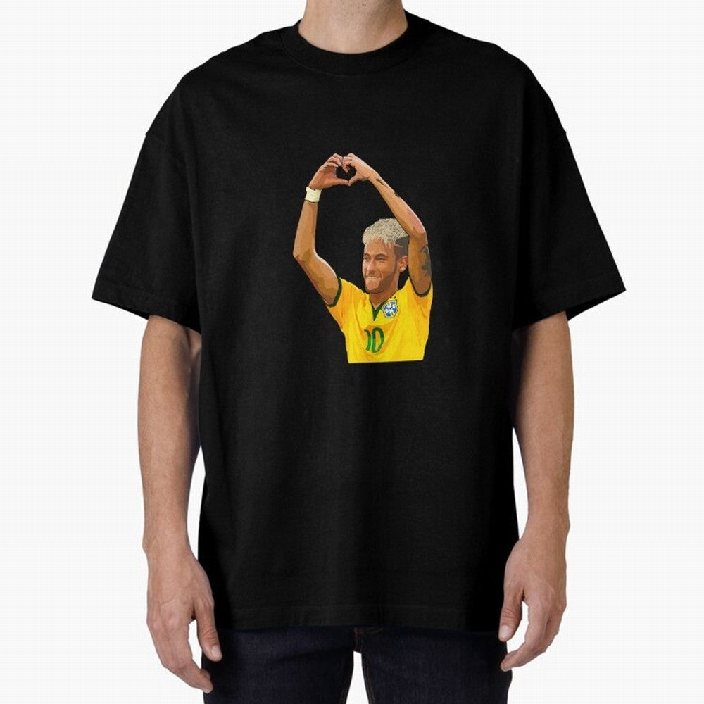 Love Soccer Oversized T-Shirt Capture the FIFA World Cup 2026 Group Stage Journey through Haaland and Mbappe Highlights, Argentina and Brazil Pride, Worldwide Fan Energy, Dramatic Goals, Stadium Lights and Championship Celebrations; Great for Watch