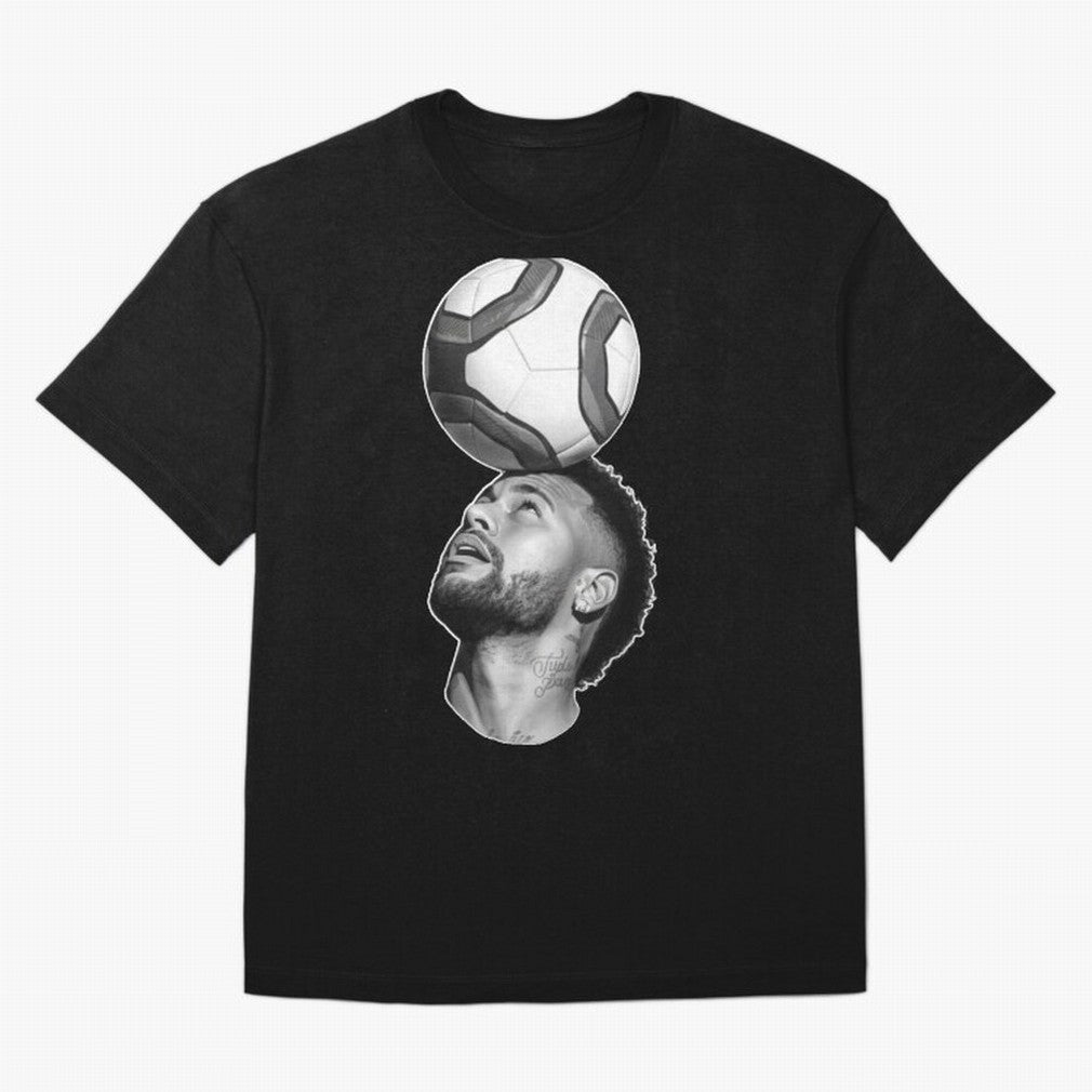 Neymar Jr. ¨C The Art of Balance Oversized T-Shirt Bring a Champion Mindset to Global Football Passion for FIFA World Cup 2026, Connected to Mbappe and Neymar, Brazil, Stadium Memories, Football Loyalty, International Chants and Championship