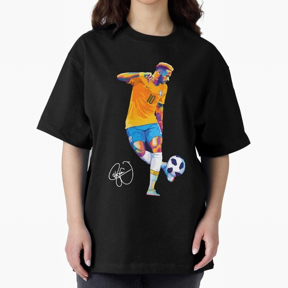 Neymar Jr Footballer Wpap Art Classic T-Shirt Celebrate Fan Favorites in FIFA World Cup 2026 for Fans of CR7 and Messi and England, Bringing Championship Spirit, Famous Goals, Roaring Crowds and International Football Unity; Great for Watch