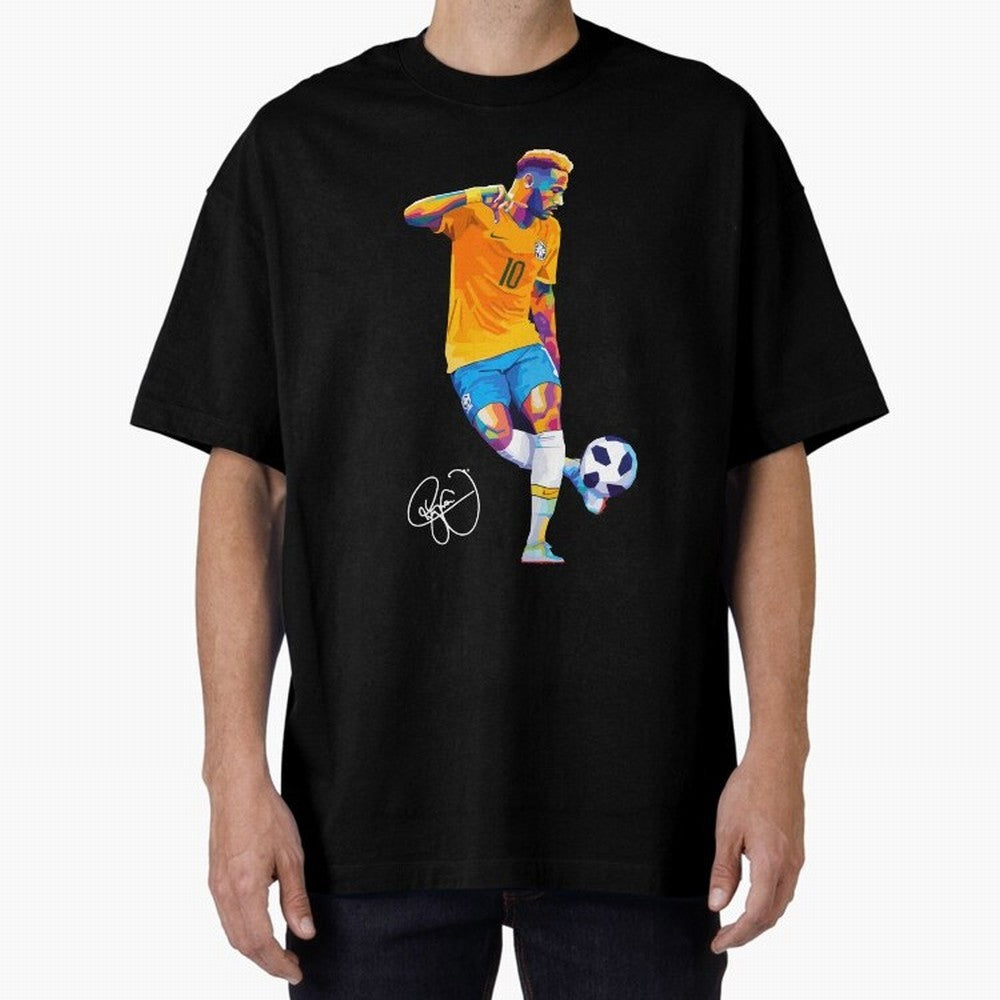 Neymar Jr Footballer Wpap Art Classic T-Shirt Celebrate Fan Favorites in FIFA World Cup 2026 for Fans of CR7 and Messi and England, Bringing Championship Spirit, Famous Goals, Roaring Crowds and International Football Unity; Great for Watch